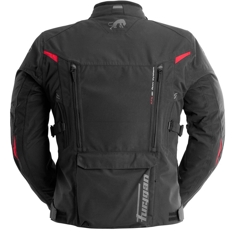 Geacă de motocicletă Furygan CHALLENGER 3C PRIMALOFT® negru-roșu
