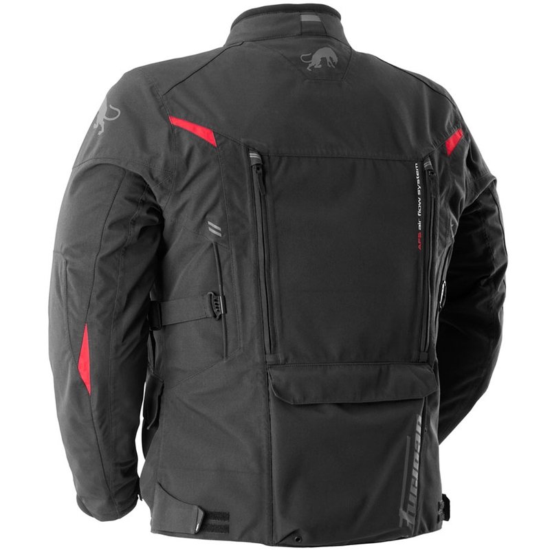 Geacă de motocicletă Furygan CHALLENGER 3C PRIMALOFT® negru-roșu