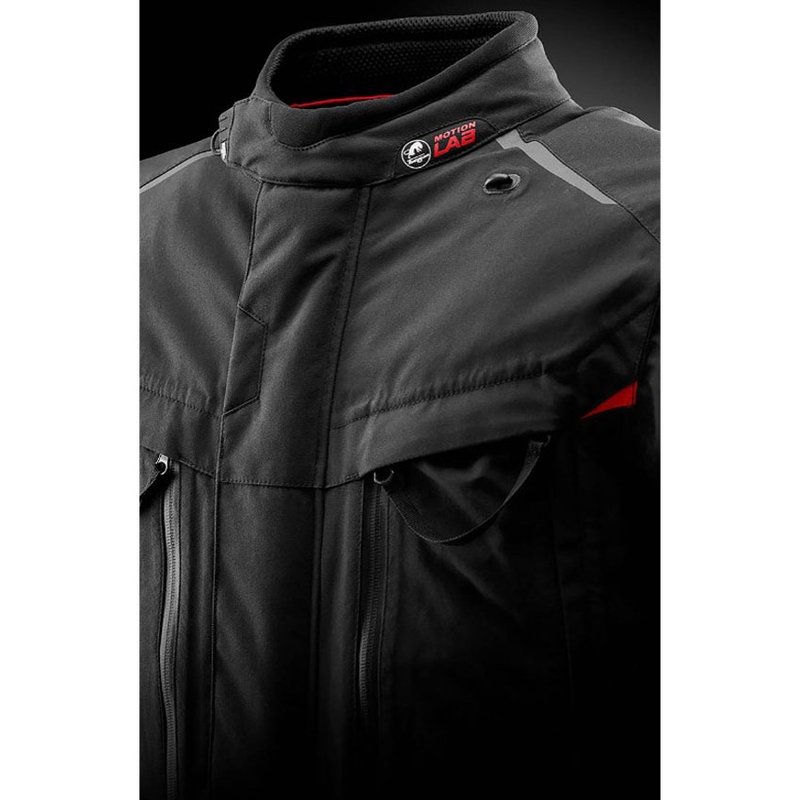 Geacă de motocicletă Furygan CHALLENGER 3C PRIMALOFT® negru-roșu