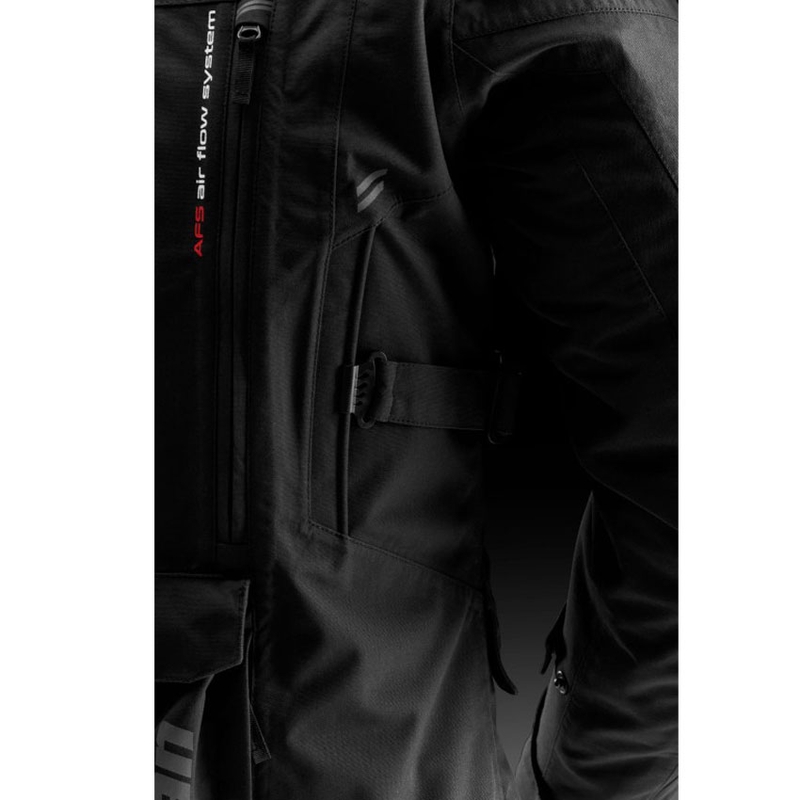 Geacă de motocicletă Furygan CHALLENGER 3C PRIMALOFT® negru-roșu