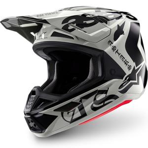 Cască motocross Alpinestars Supertech S-M7 ediție limitată Wolf Dust nisip-negru
