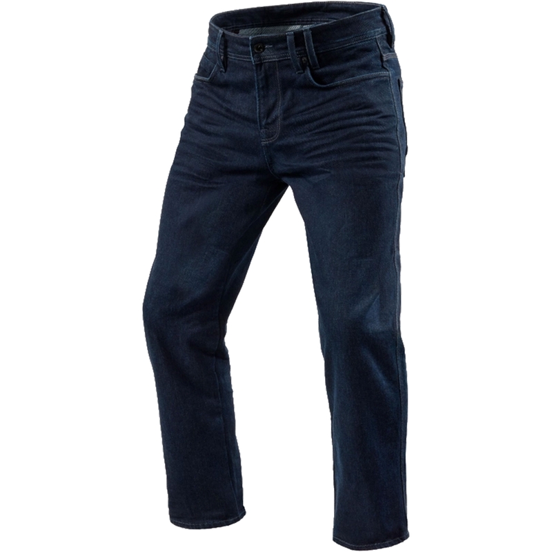 Blugi cu motociclete Revit Lombard 3 RF albastru închis cropped