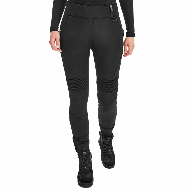 Pantaloni de motocicletă extinși pentru femei Shima Vesper negri