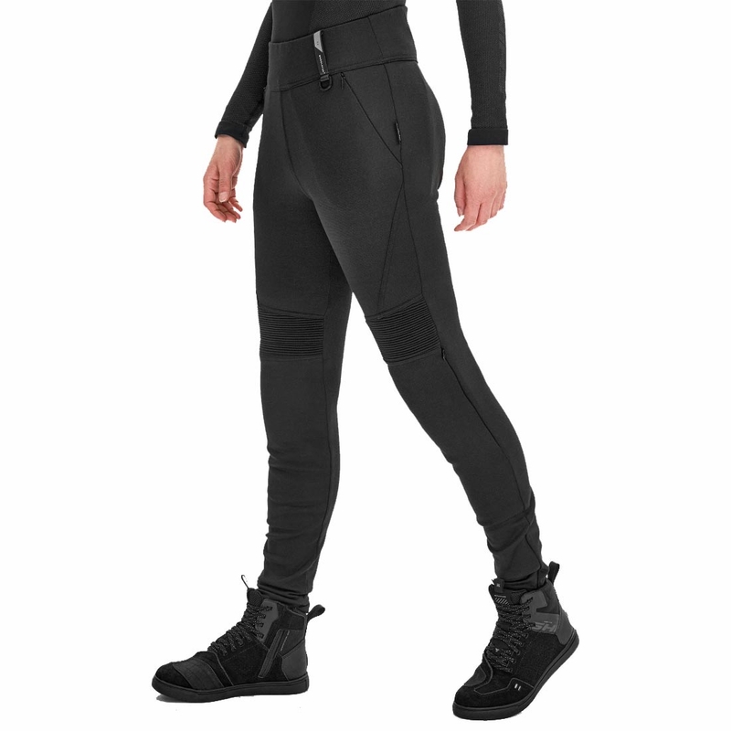 Pantaloni de motocicletă extinși pentru femei Shima Vesper negri