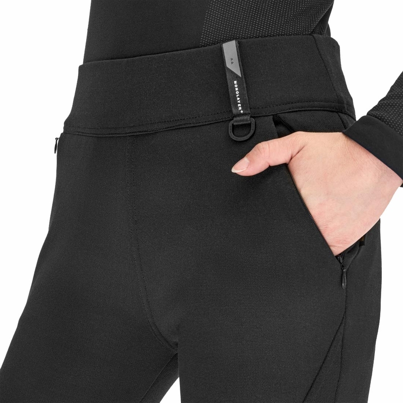 Pantaloni de motocicletă extinși pentru femei Shima Vesper negri