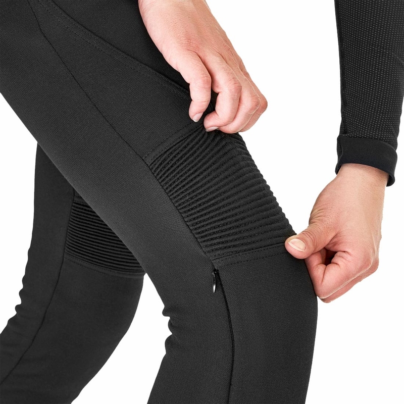 Pantaloni de motocicletă extinși pentru femei Shima Vesper negri