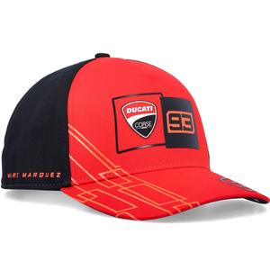 Șapcă Ducati Corse Marc Marquez 93 Box Logo negru-roșu