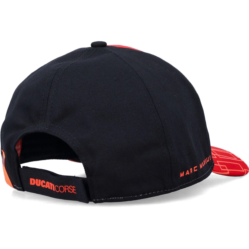 Șapcă Ducati Corse Marc Marquez 93 Box Logo negru-roșu