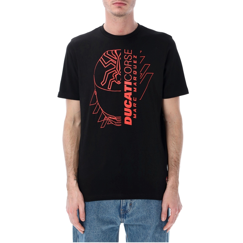 Tricou Ducati Corse Marc Marquez Graphic Helmet negru