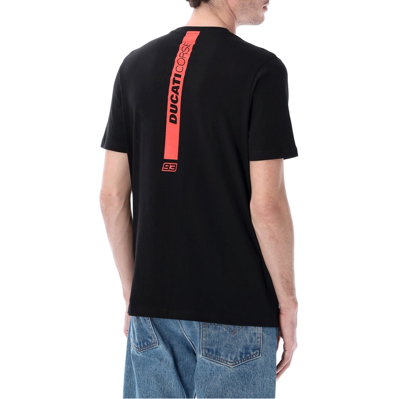 Tricou Ducati Corse Marc Marquez Graphic Helmet negru