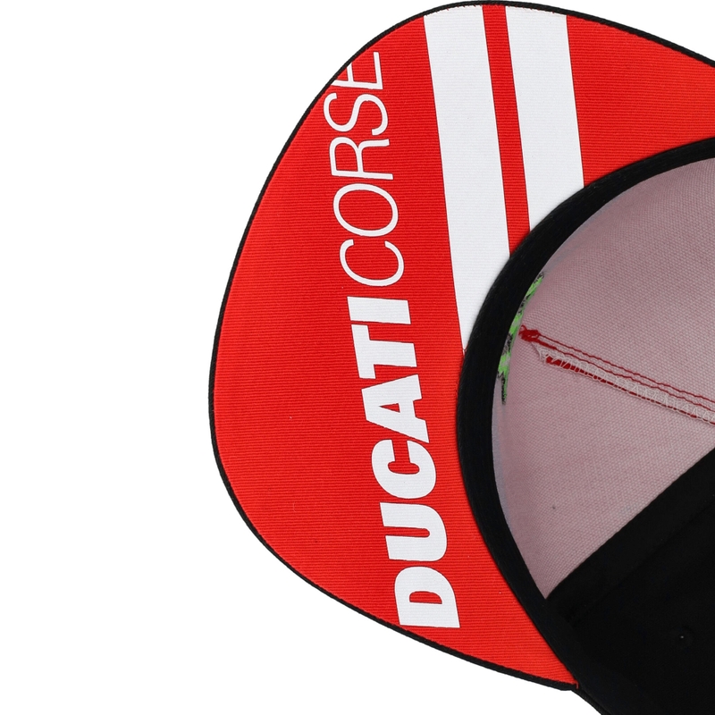 Șapcă Ducati Monster White Stripes negru-roșu-alb