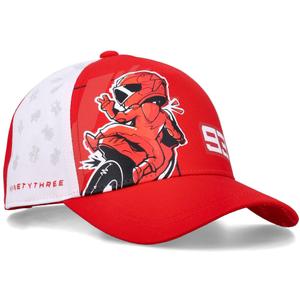 Șapcă Ducati Marc Marquez Baseball 93 Look Back multicoloră pentru copii