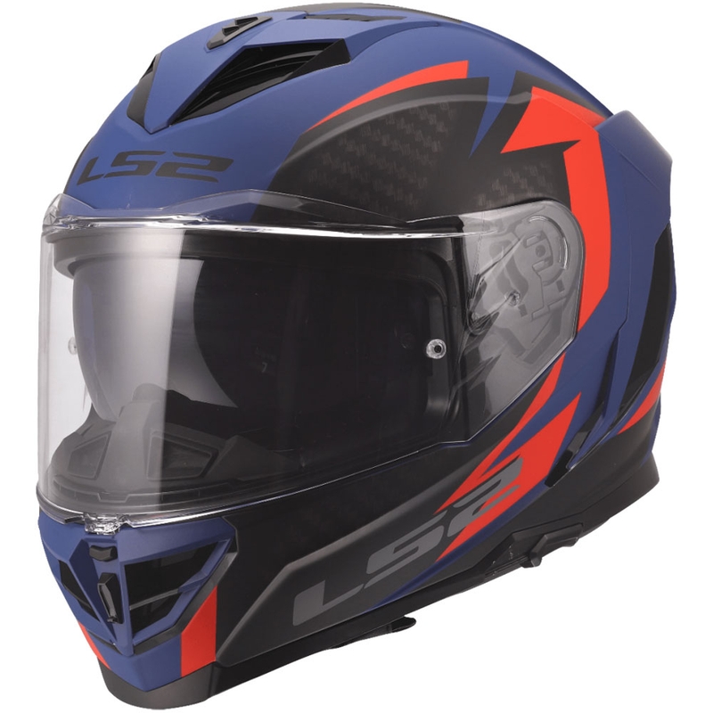 Cască integrală pentru motocicletă LS2 FF818 Storm III Dynamo albastru-roșu