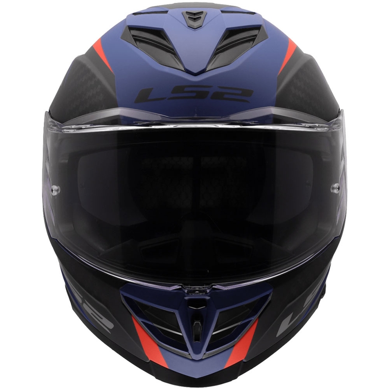 Cască integrală pentru motocicletă LS2 FF818 Storm III Dynamo albastru-roșu