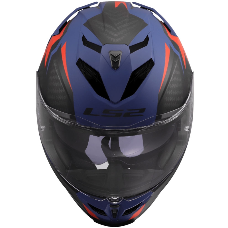 Cască integrală pentru motocicletă LS2 FF818 Storm III Dynamo albastru-roșu