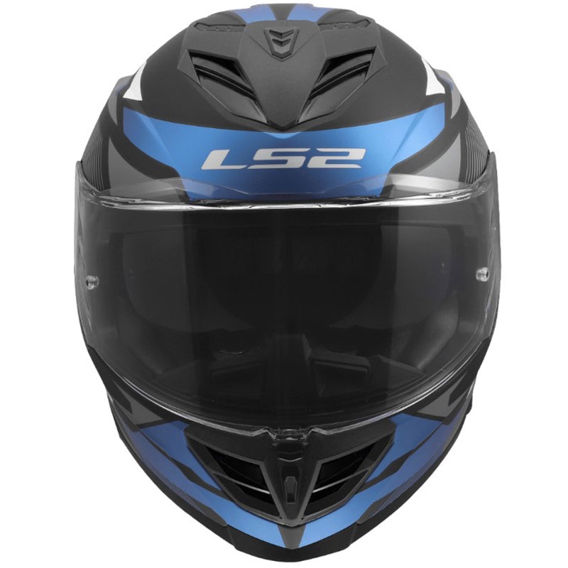 Cască integrală pentru motocicletă LS2 FF818 Storm III Komai negru-albastru