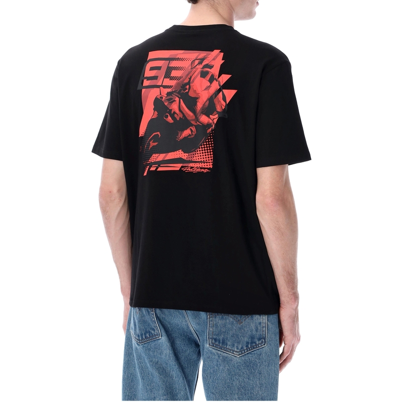 Tricou Ducati Marc Marquez Man 93 Look Back negru