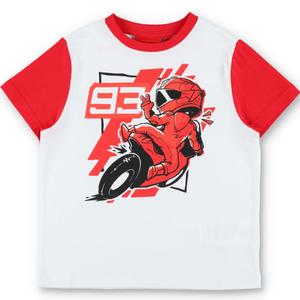 Tricou grafic Ducati Marc Marquez pentru copii, alb