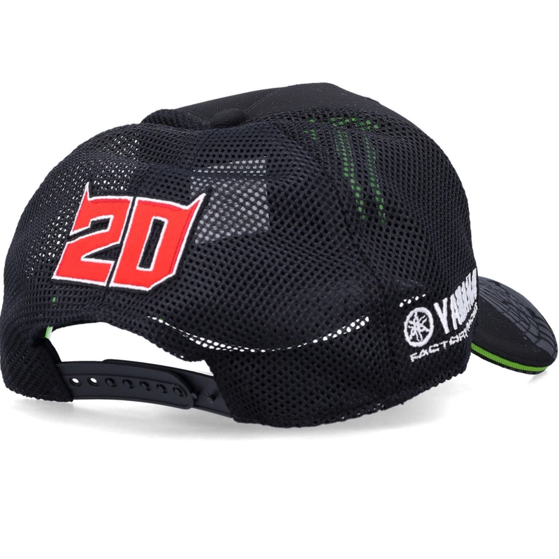 Șapcă sponsor Yamaha Monster Fabio Quartararo neagră