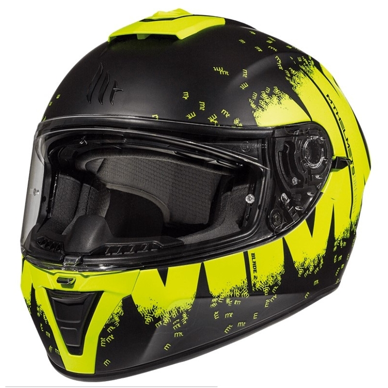 MT Blade 2 SV Oberon negru-galben-fluo cască de motocicletă integrală lichidare