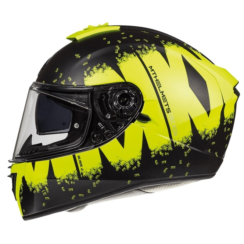 MT Blade 2 SV Oberon negru-galben-fluo cască de motocicletă integrală lichidare