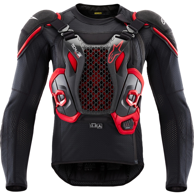 Vestă airbag motocicletă Alpinestars TECH-AIR®OFF-ROAD, negru-roșu