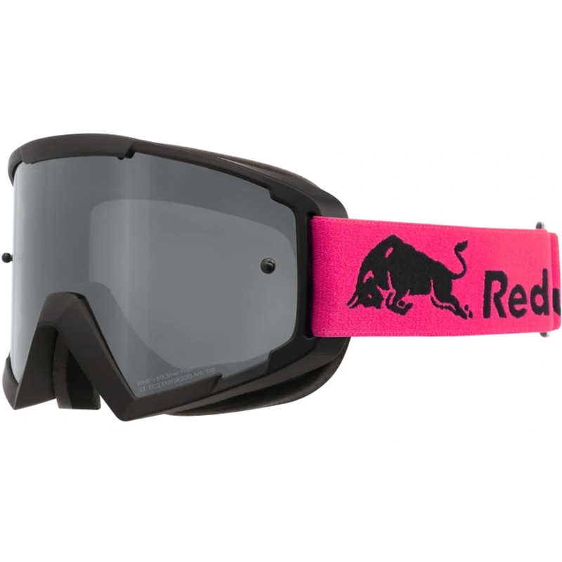 Ochelari de motocross Red Bull Spect Whip negri cu lentile argintii