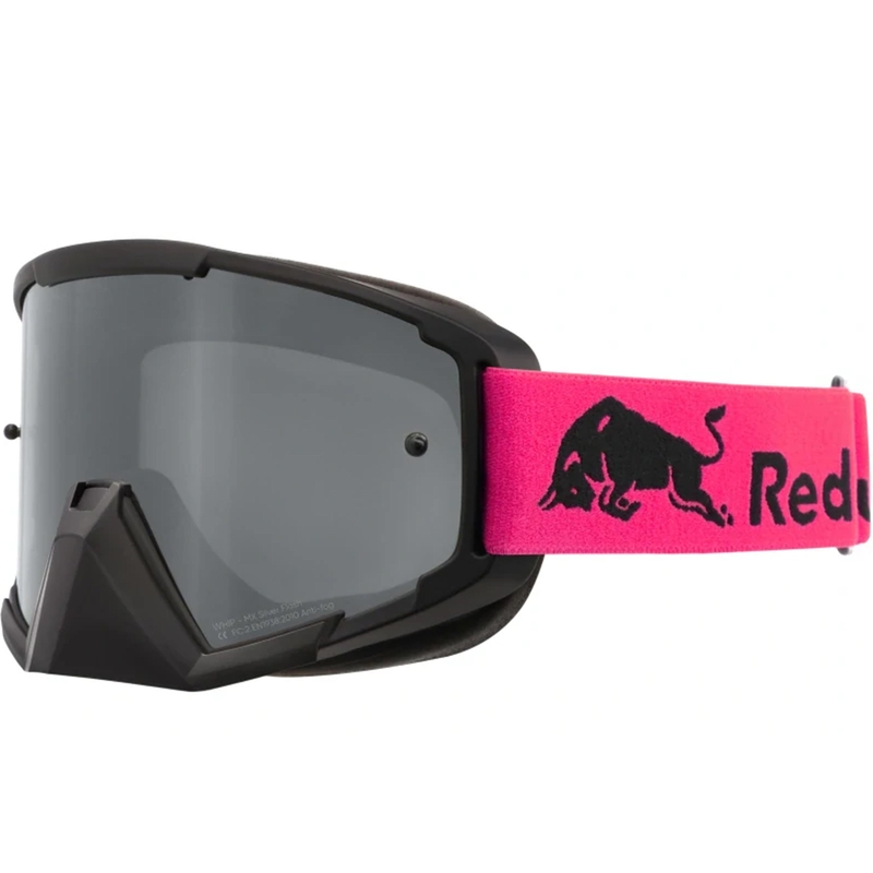 Ochelari de motocross Red Bull Spect Whip negri cu lentile argintii