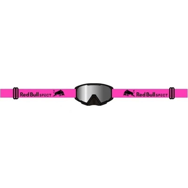 Ochelari de motocross Red Bull Spect Whip negri cu lentile argintii