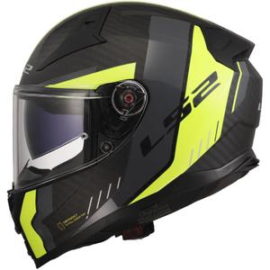 Cască integrală pentru motocicletă LS2 FF811 Vector II C Grid 06 galben mat HV
