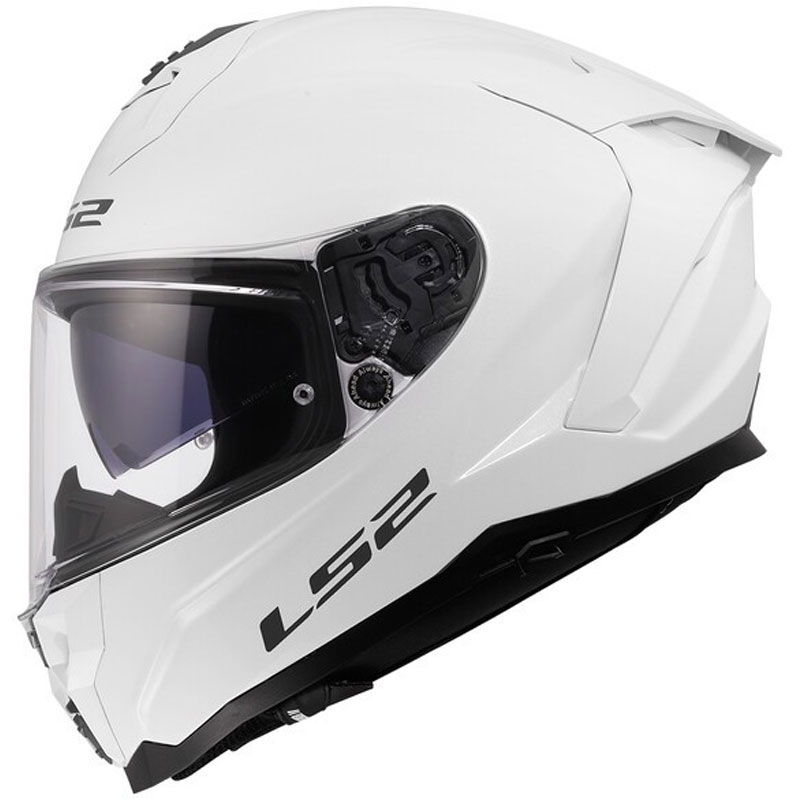 Cască integrală pentru motocicletă LS2 FF817 Challenger II Solid, alb lucios