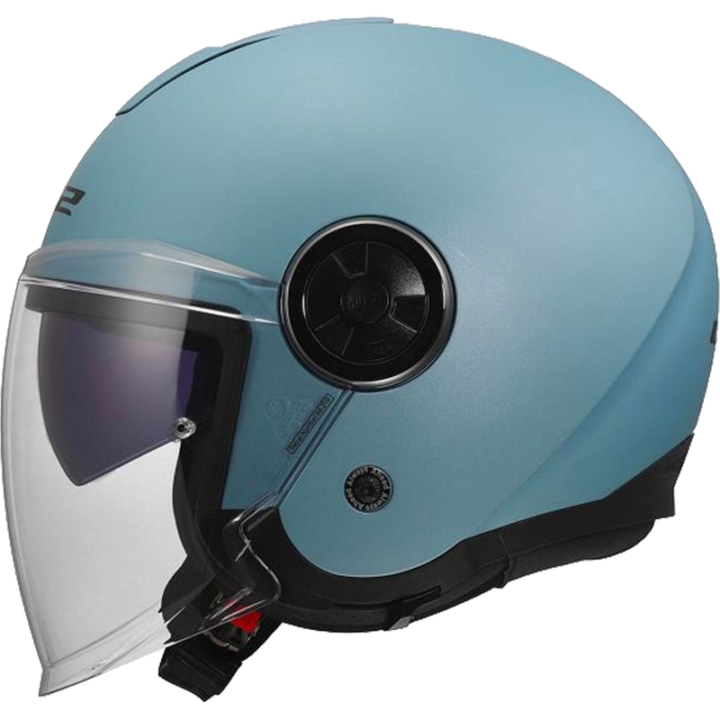 Cască de motocicletă deschisă LS2 OF620 Classy Solid, albastru mat perlat