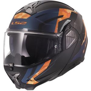 Cască de motocicletă pliabilă LS2 FF910 Advant II Glide negru mat-portocaliu