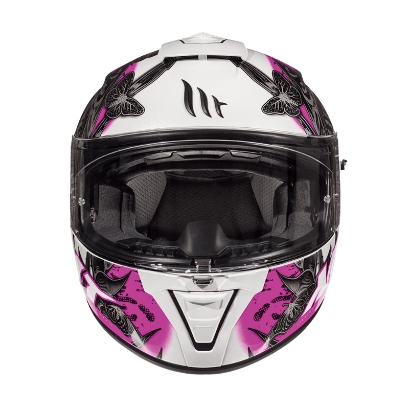 MT Blade 2 SV Breeze Cască de motocicletă integrală pentru femei MT Blade 2 SV Breeze negru, alb și roz