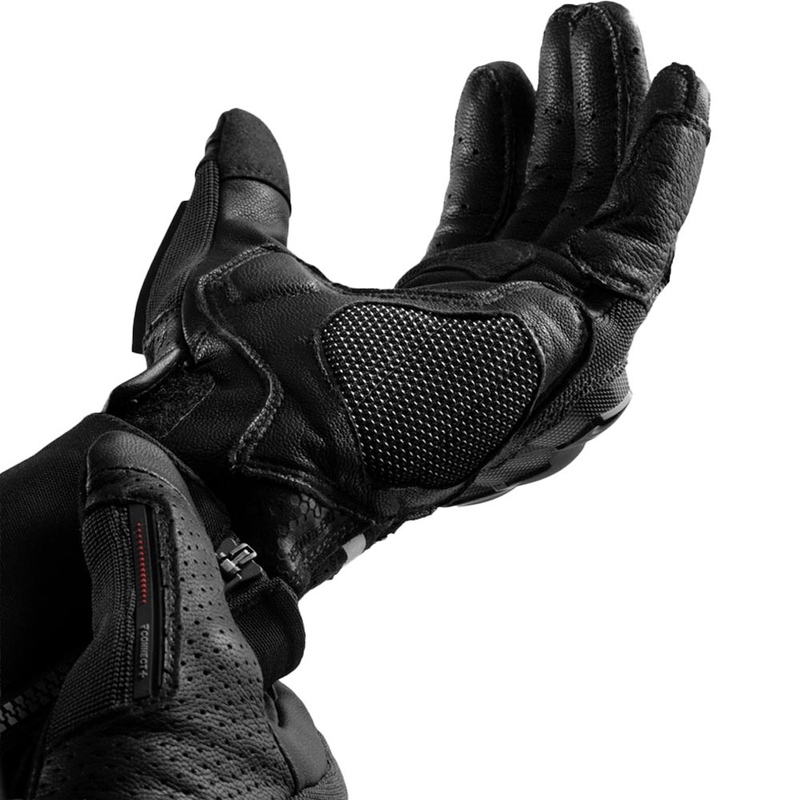 Mănuși de motocicletă Rebelhorn Defender negre
