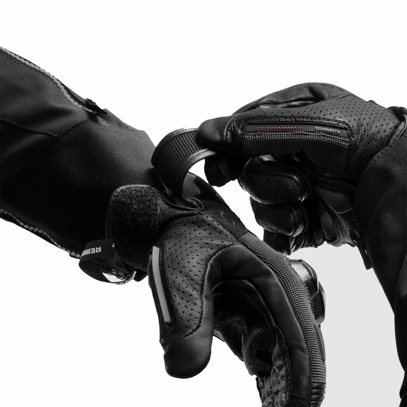 Mănuși de motocicletă Rebelhorn Defender negre