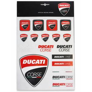 Autocolante Ducati Corse Set autocolante mari multicolore