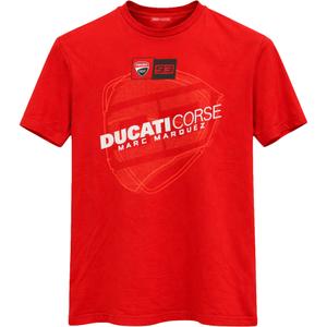 Tricou Ducati Corse Marc Marquez Big Helmet 93 roșu