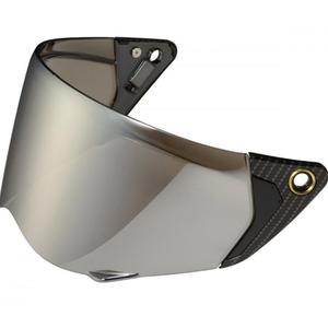 Vizier Scorpion KDF-19 pentru căști de motocicletă EXO-HX1/CARBON argintiu deschis