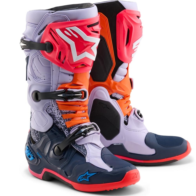 Ghete motocross Alpinestars TECH 10 Records ediție limitată, culoare neagră