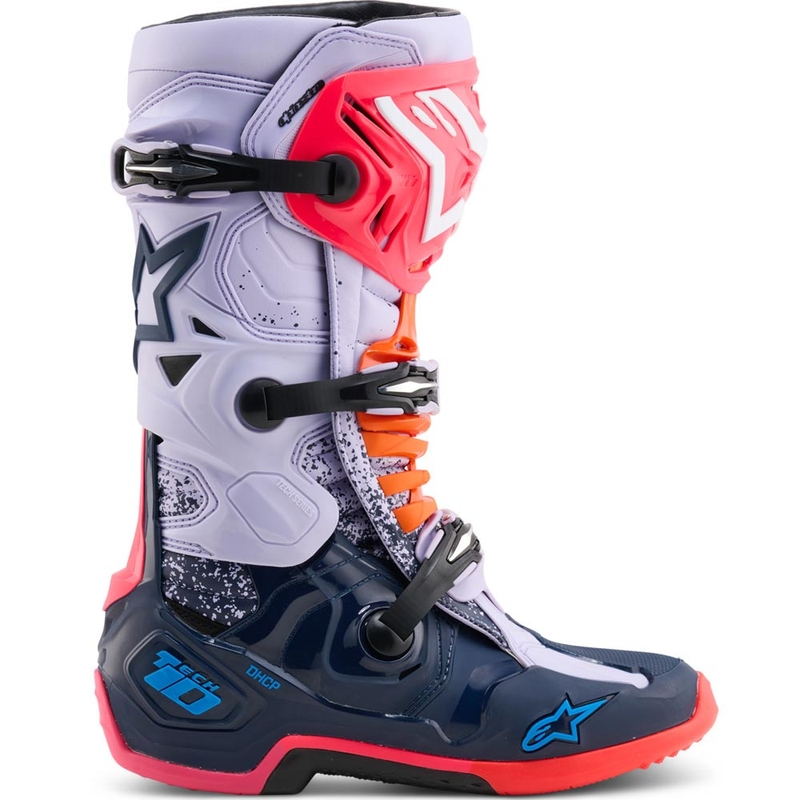 Ghete motocross Alpinestars TECH 10 Records ediție limitată, culoare neagră