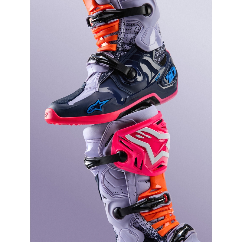 Ghete motocross Alpinestars TECH 10 Records ediție limitată, culoare neagră