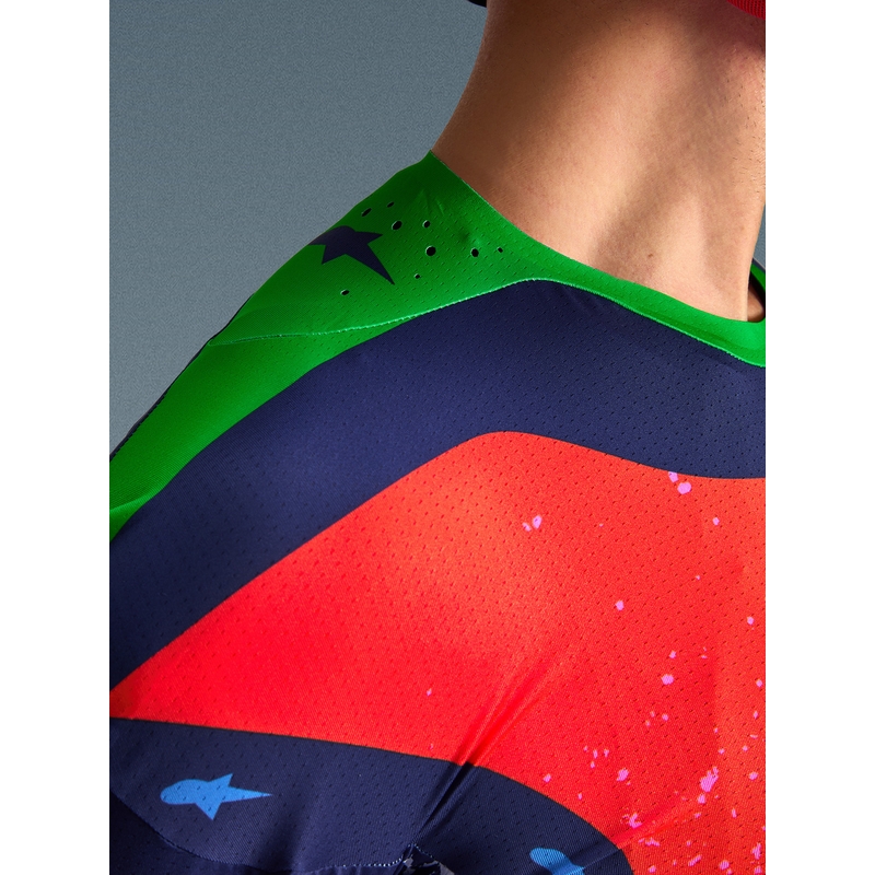Tricou Motocross Alpinestars Supertech Ediție Limitată Records - Gri