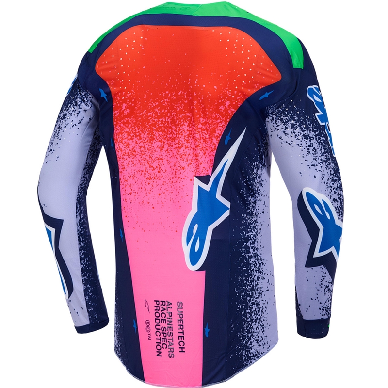 Tricou Motocross Alpinestars Supertech Ediție Limitată Records - Gri