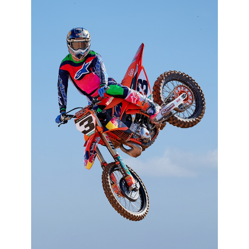 Pantaloni motocross Alpinestars Supertech Limited Edition Records gri