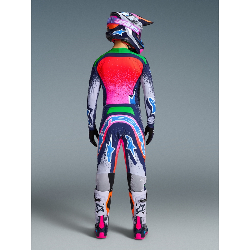Pantaloni motocross Alpinestars Supertech Limited Edition Records gri