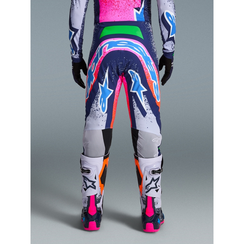Pantaloni motocross Alpinestars Supertech Limited Edition Records gri
