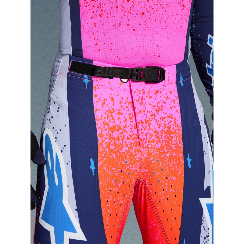 Pantaloni motocross Alpinestars Supertech Limited Edition Records gri