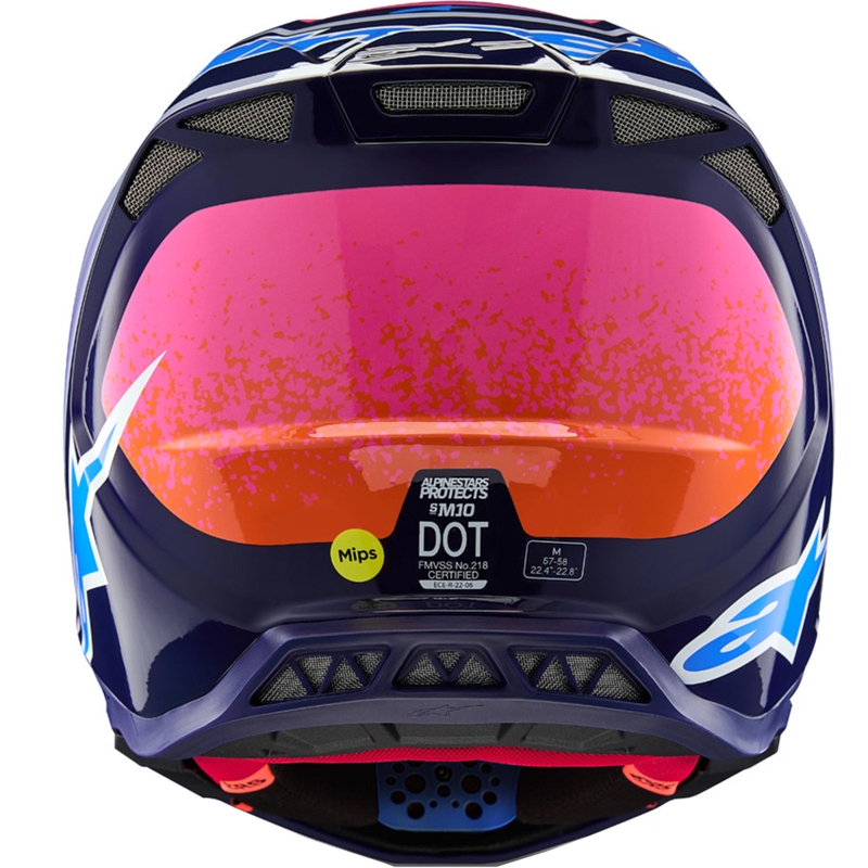 Cască motocross Alpinestars Supertech S-M10 Limited Edition Records, gri