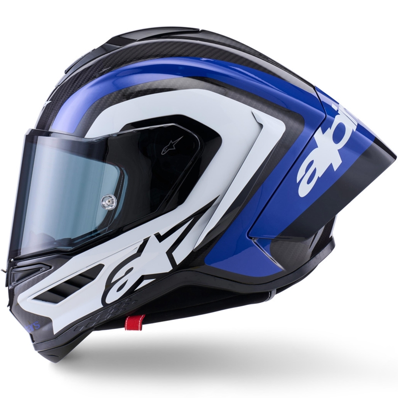Cască integrală pentru motocicletă Alpinestars Supertech R10 Arius negru-albastru-alb